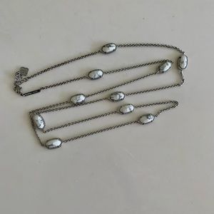 Kendra Scott Howlite Station Kellie Necklace